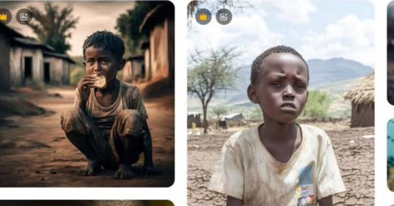 องค์กรการรับบริจาคหลายแห่งใช้ AI สร้างรูปคนยากไร้สุดขั้ว เพื่อทำแคมเปญการกุศล