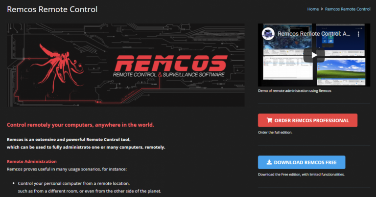 มัลแวร์ Remcos RAT กลับมาโจมตีระบบ Windows อีกครั้ง ด้วยวิธีที่ร้ายกาจกว่าเดิม