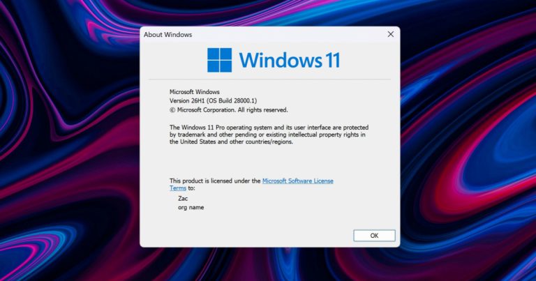 ไมโครซอฟท์เตรียมปล่อย Windows 11 26H1 ให้กับ PC ที่ใช้ CPU ที่ได้รับเลือกเท่านั้น