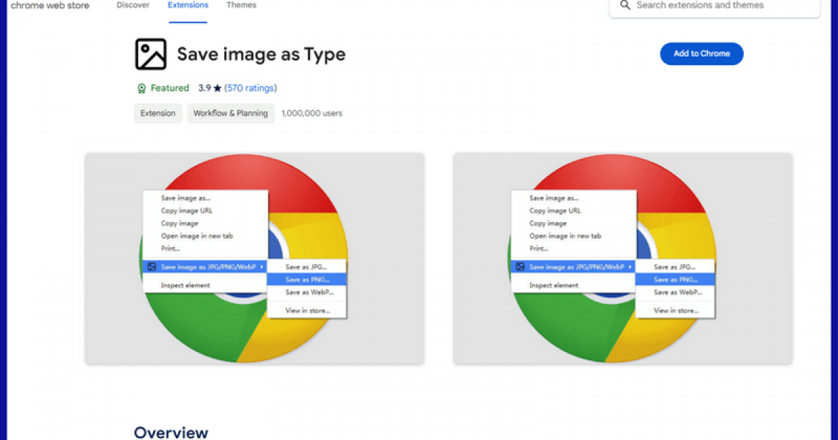 Google ลบส่วนเสริม Chrome "Save Image as Type” ออกแล้ว หลังพบว่าภายในมีมัลแวร์ซ่อนอยู่