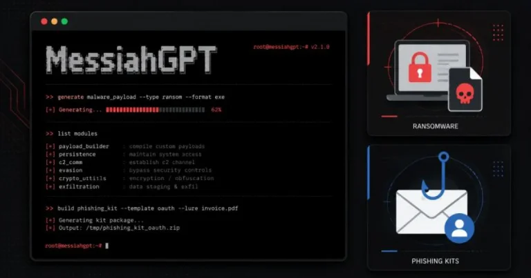 ตรวจพบ MessiahGPT เครื่องมือ AI ตัวใหม่ที่จะช่วยให้แรนซัมแวร์ และการทำ Phishing ทำงานได้อย่างอัตโนมัติ